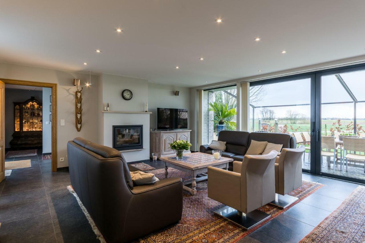 Villa Polderwoning 'Cleylantshof' Saint-Laureins Exterior foto